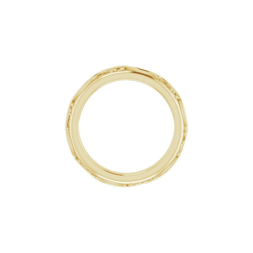 Sculptural Flat Band