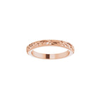 Sculptural Flat Band