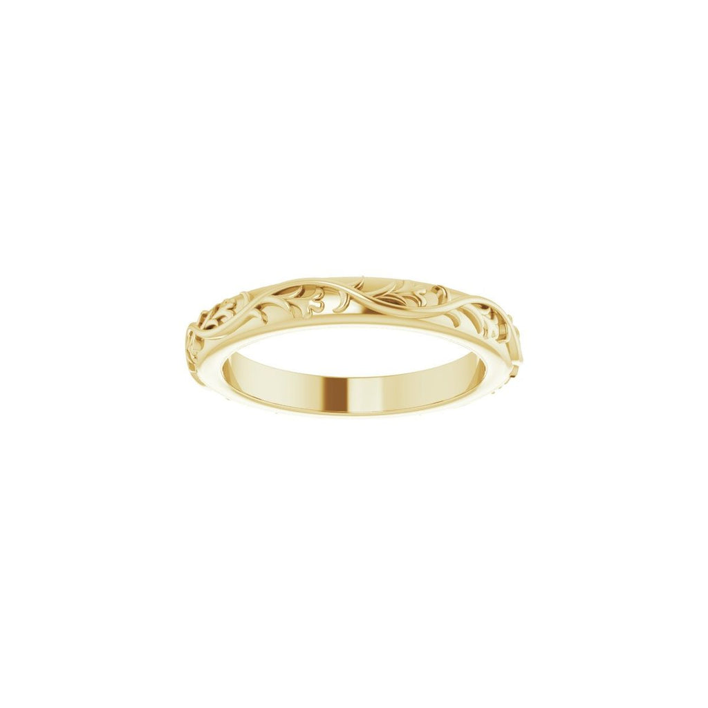 Sculptural Flat Band