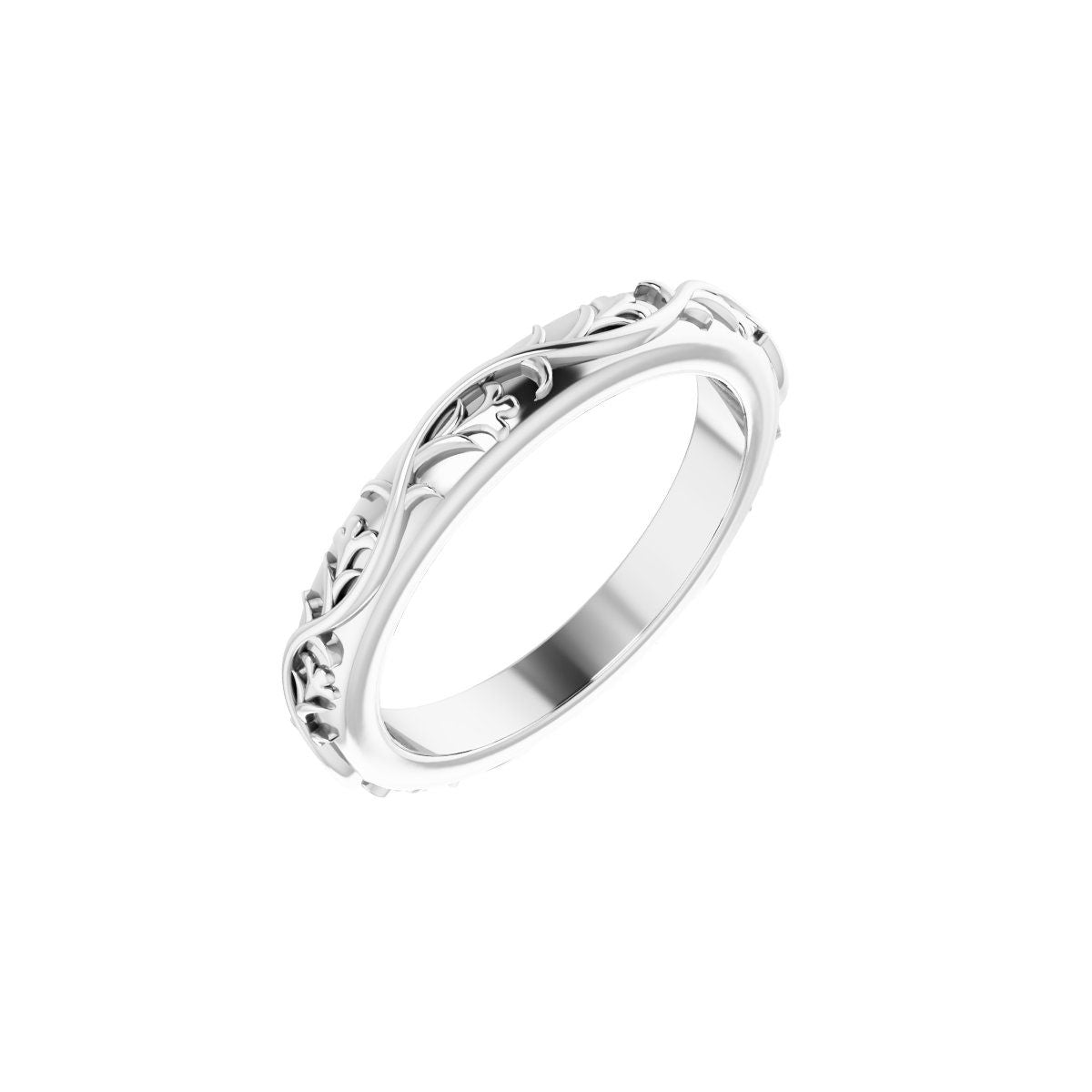 Sculptural Flat Band
