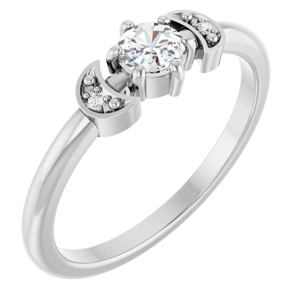 Rose-Cut Stackable Ring
