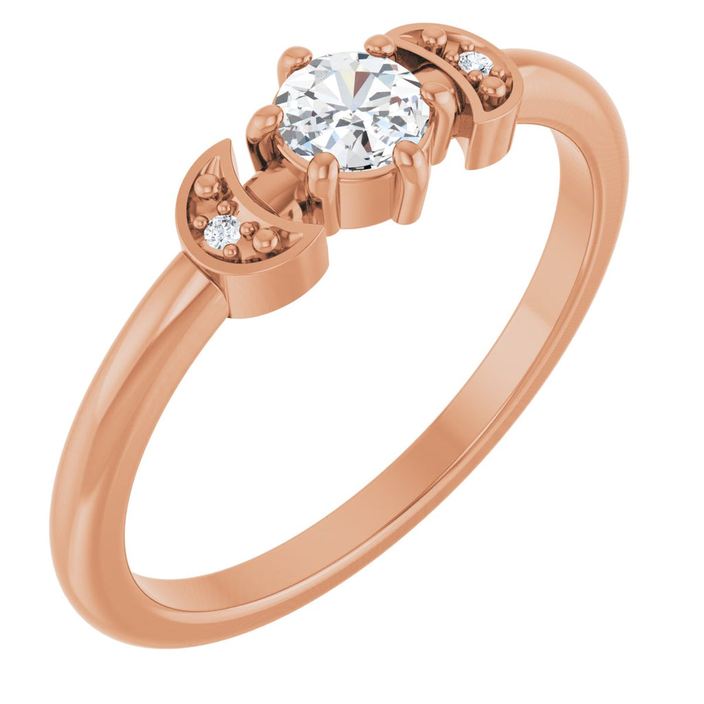 Rose-Cut Stackable Ring