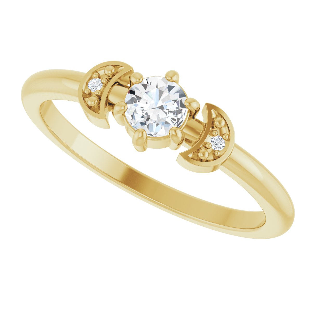 Rose-Cut Stackable Ring