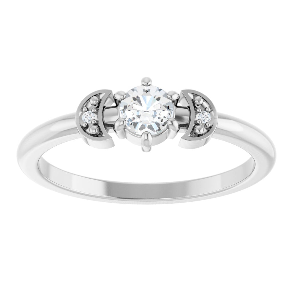 Rose-Cut Stackable Ring