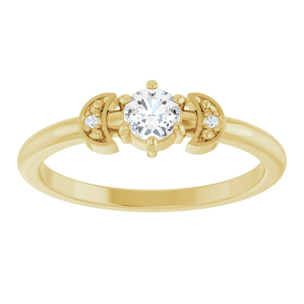 Rose-Cut Stackable Ring
