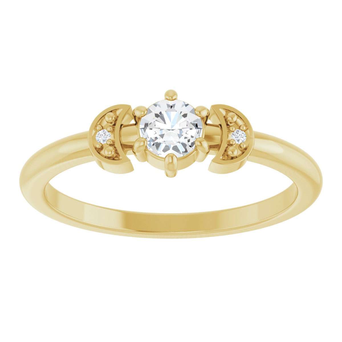 Rose-Cut Stackable Ring