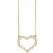 Lab-Grown Diamond Heart Necklace