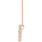 Lab-Grown Diamond Cross Necklace