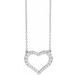 Lab-Grown Diamond Heart Necklace