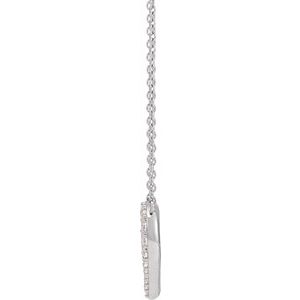 Lab-Grown Diamond Heart Necklace