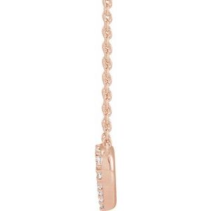 Lab-Grown Diamond Heart Necklace