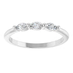 Three-Stone Anniversary Band