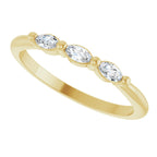 Three-Stone Anniversary Band
