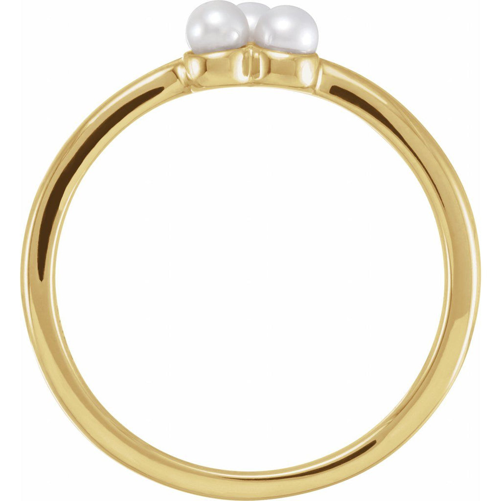 Pearl Cluster Ring
