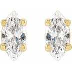 Marquise 4-Prong Lightweight Stud Earrings