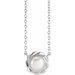 Pearl Halo-Style Necklace or Center