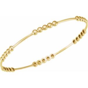 Bead Bangle Bracelet