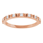 Channel-Set Geometric Anniversary Band
