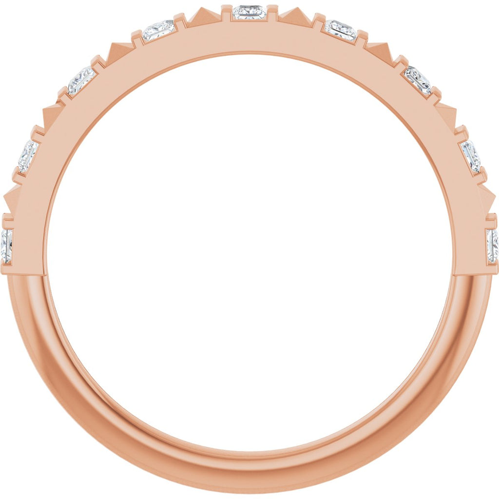 Channel-Set Geometric Anniversary Band