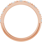 Channel-Set Geometric Anniversary Band
