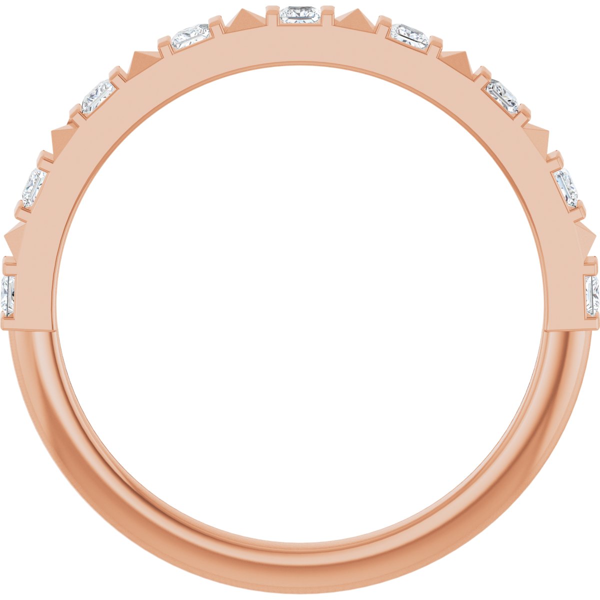 Channel-Set Geometric Anniversary Band