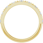 Channel-Set Geometric Anniversary Band