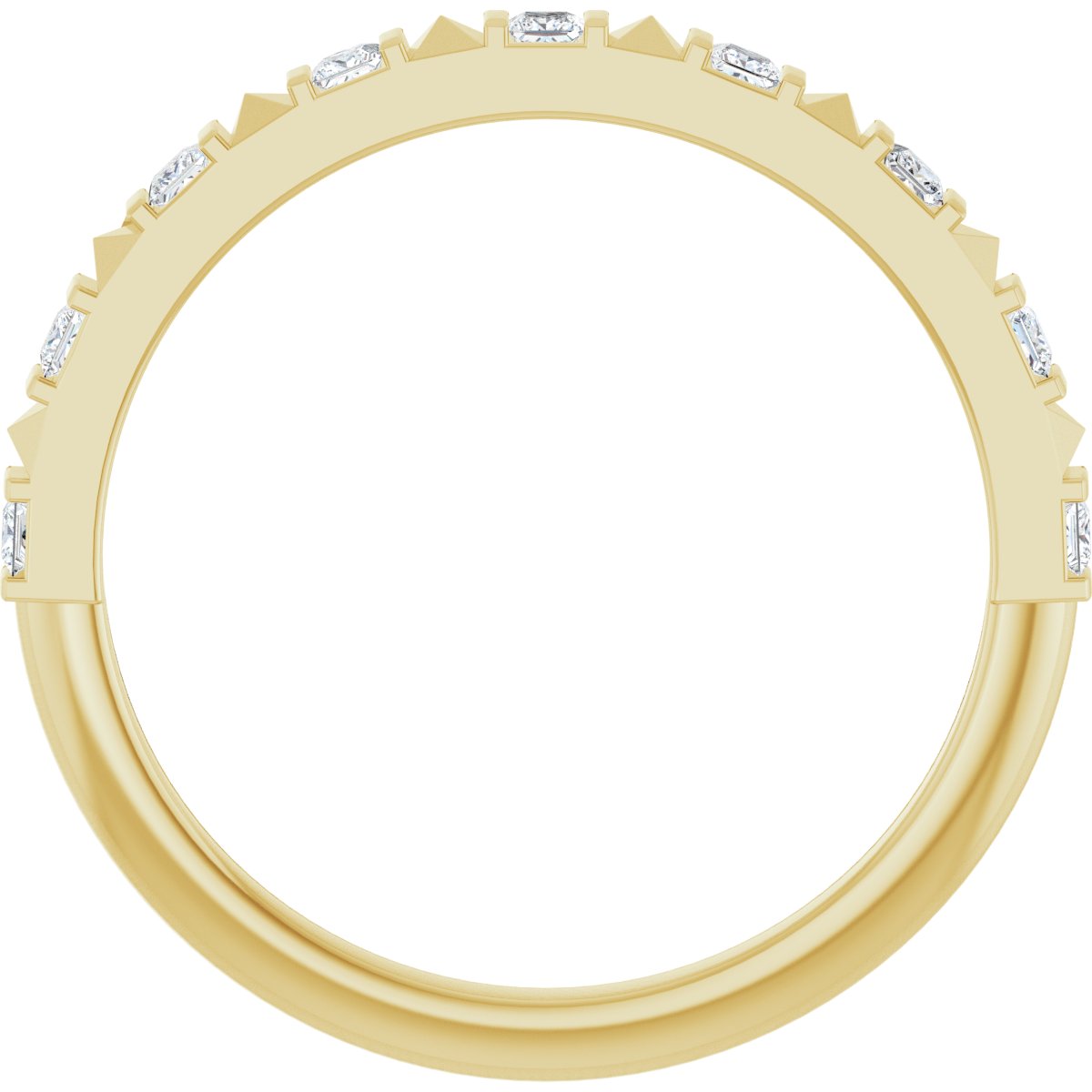 Channel-Set Geometric Anniversary Band