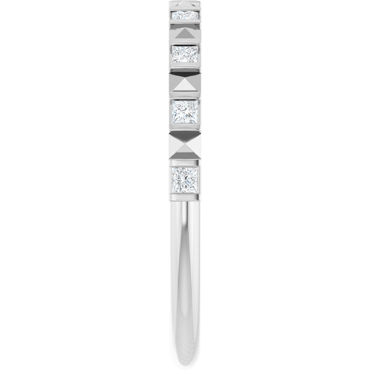 Channel-Set Geometric Anniversary Band
