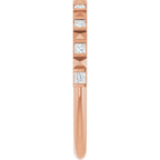 Channel-Set Geometric Anniversary Band