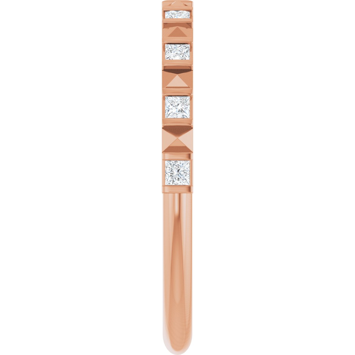 Channel-Set Geometric Anniversary Band