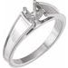 Solitaire Engagement Ring or Band
