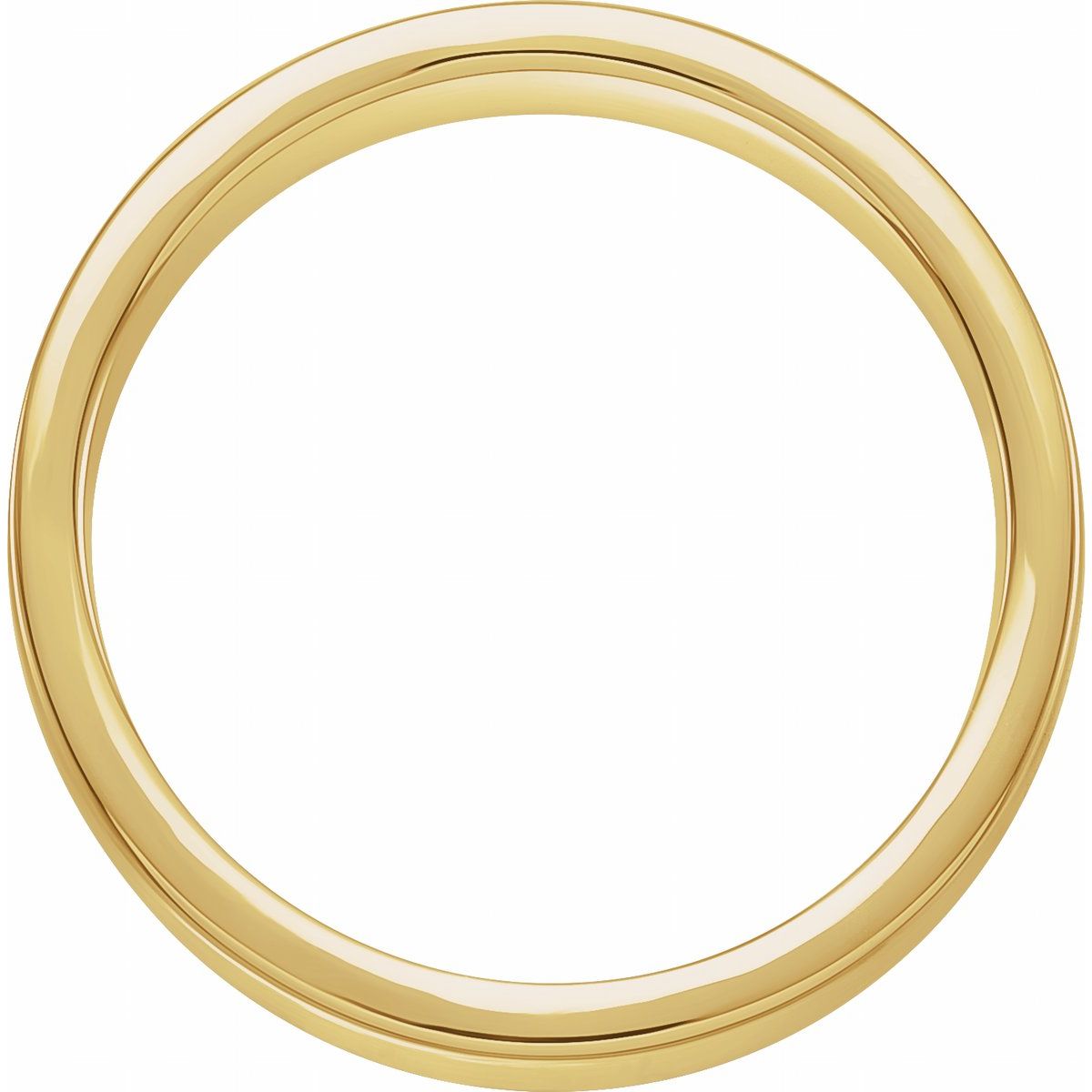 Nugget Pattern Inlay Flat Band with Satin Finish