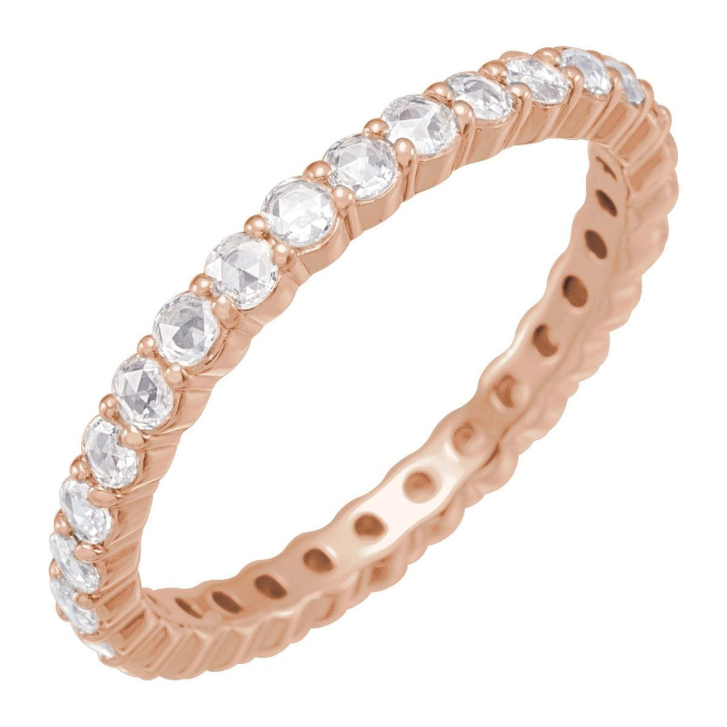 Rose-Cut Eternity Band