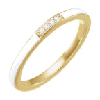 Enamel Stackable Ring