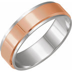 Stepped-Edge Inlay Flat Band