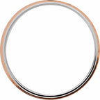 Stepped-Edge Inlay Flat Band