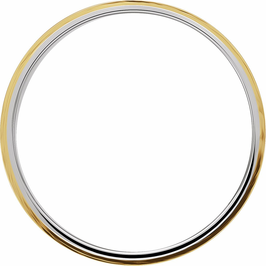 Stepped-Edge Inlay Flat Band