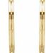 Grooved Huggie Hoop Earrings