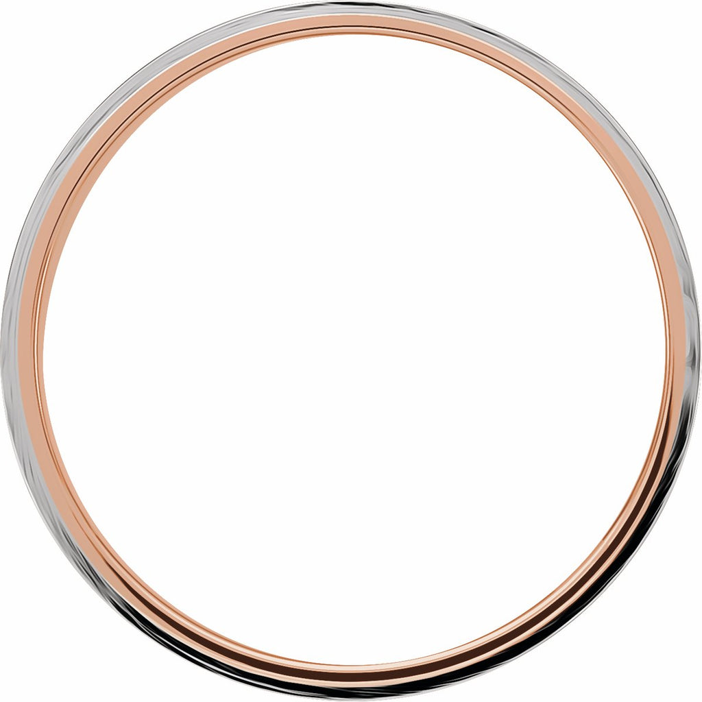 Stepped-Edge Inlay Flat Band