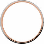 Stepped-Edge Inlay Flat Band