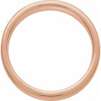 Nugget Pattern Inlay Flat Band with Satin Finish