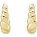 Rope Dome Hoop Earrings