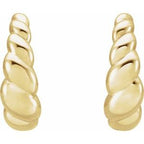 Rope Dome Hoop Earrings
