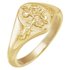 Floral Signet Ring