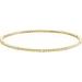 Accented Beaded Bangle Bracelet