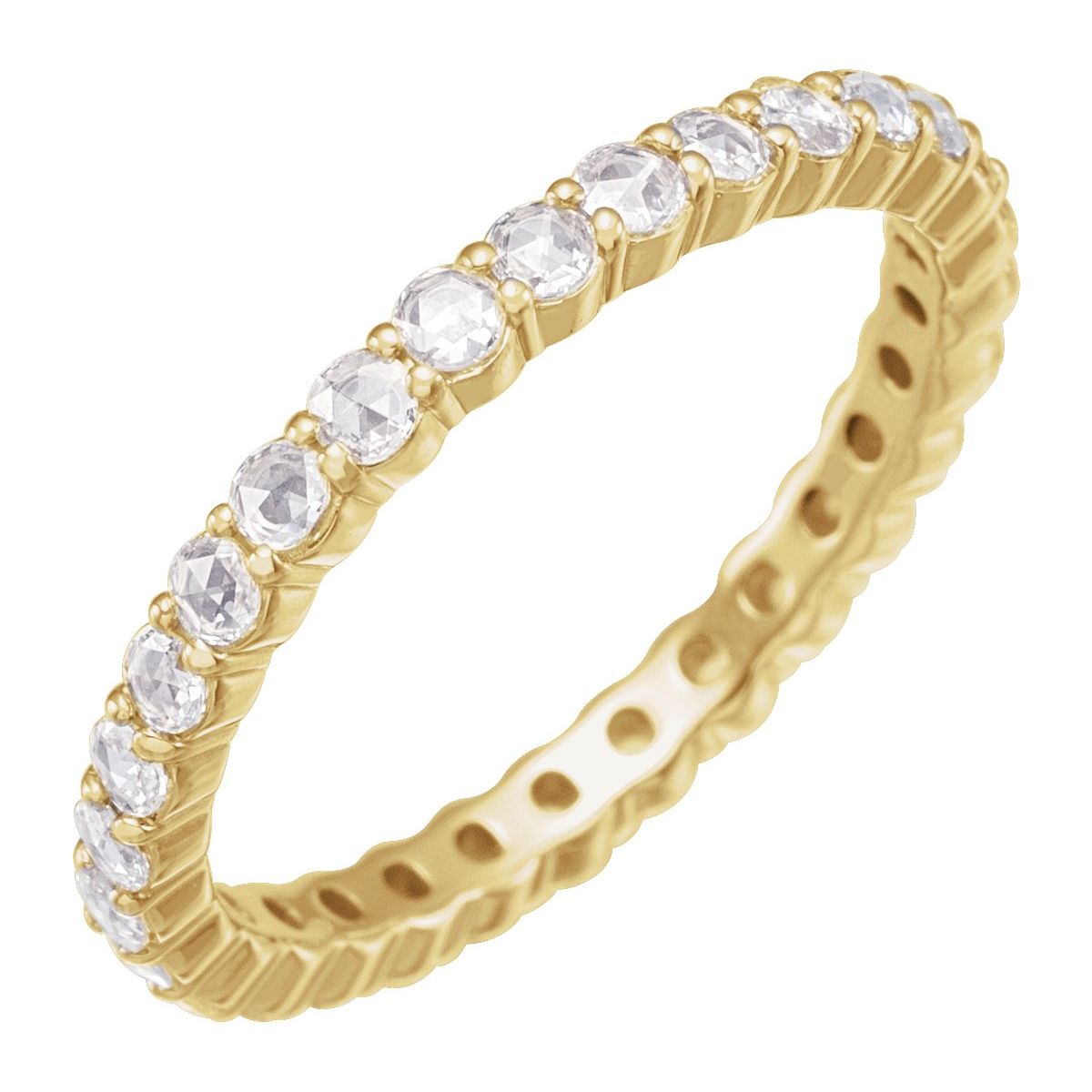 Rose-Cut Eternity Band