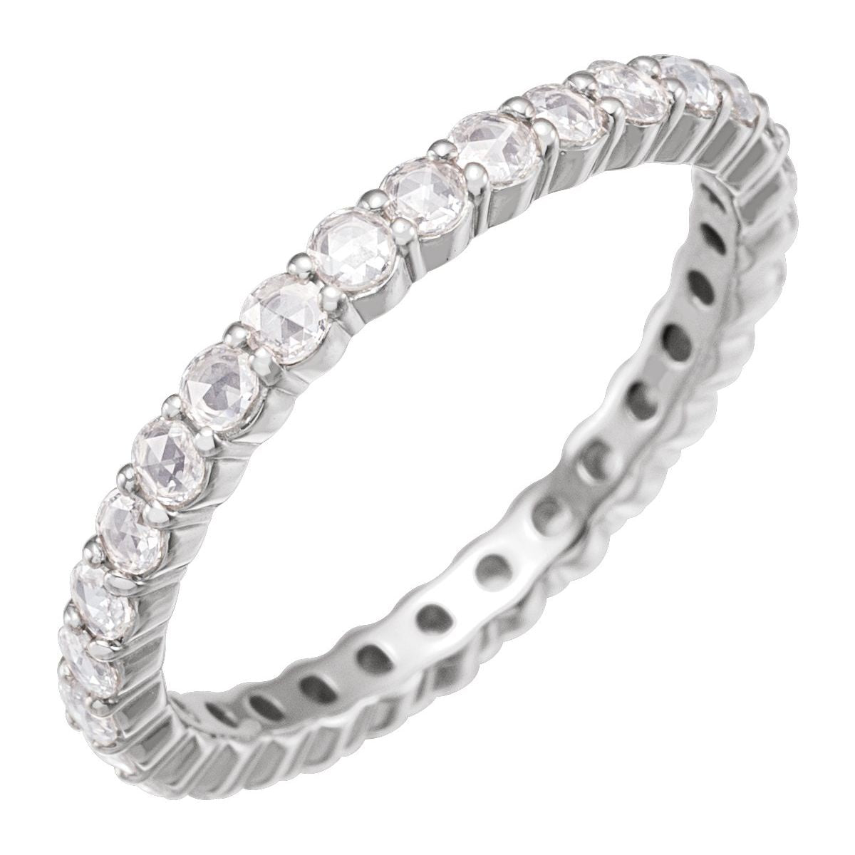 Rose-Cut Eternity Band