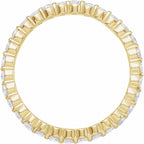 Rose-Cut Eternity Band