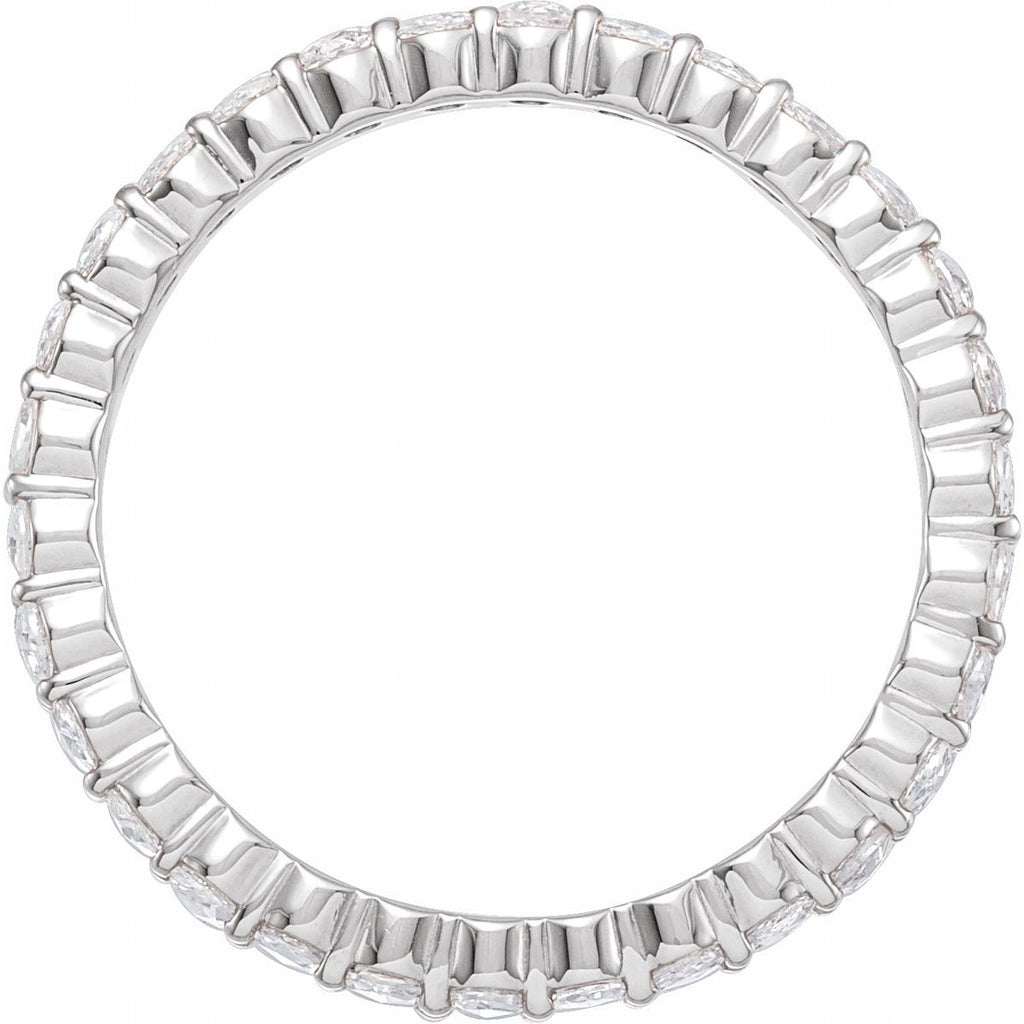 Rose-Cut Eternity Band