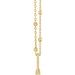 Tiny Solitaire Ring Necklace
